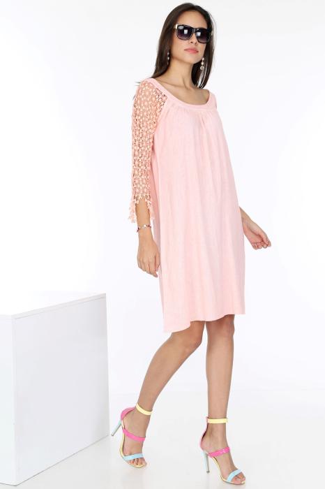KOLLARI SARKIT DANTELLİ ELBİSE MODEL 06