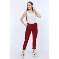 BELİ LASTİKLİ DUBLE PAÇA PANTOLON
