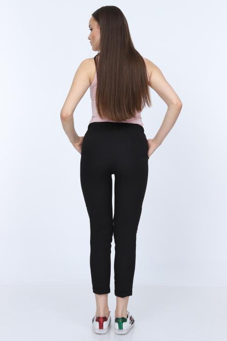 BELİ LASTİKLİ DUBLE PAÇA PANTOLON
