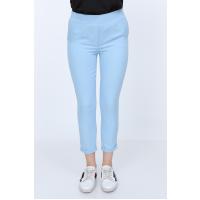BELİ LASTİKLİ DUBLE PAÇA PANTOLON