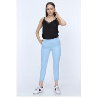 BELİ LASTİKLİ DUBLE PAÇA PANTOLON