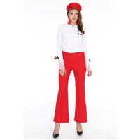 HALKALI İSPANYOL PAÇA PANTOLON